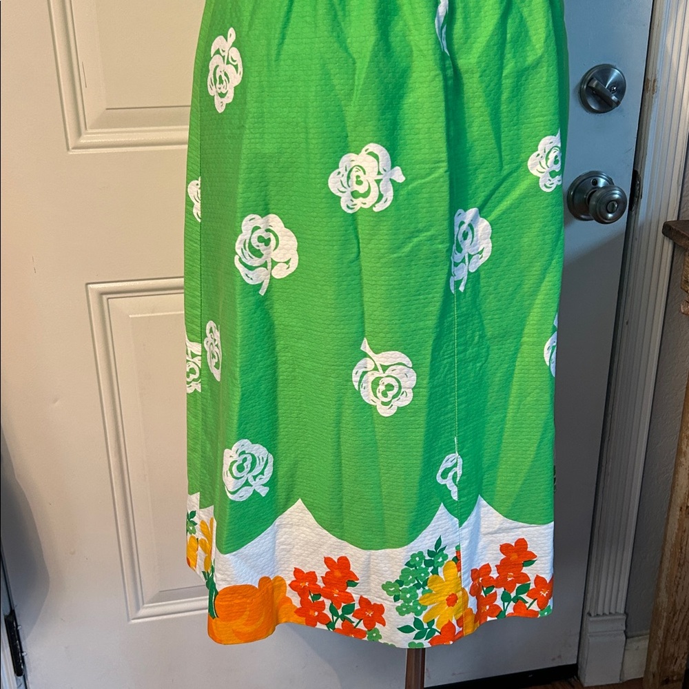 60’s Malia Hawaii floral sleeveless dress - Picture 4 of 11